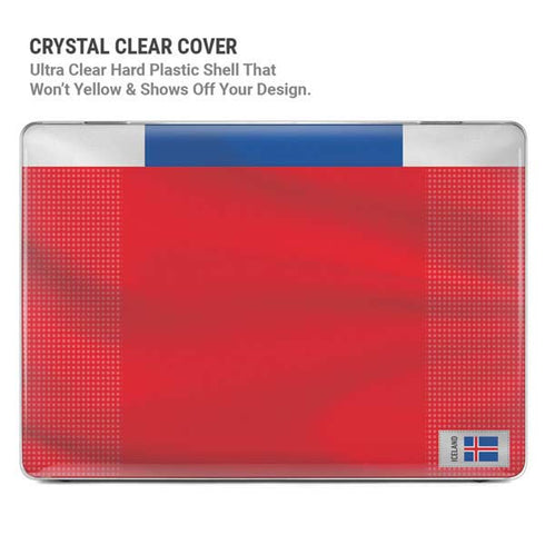 Iceland Soccer Flag MacBook Pro 14in (2021-24) Case plus Skin